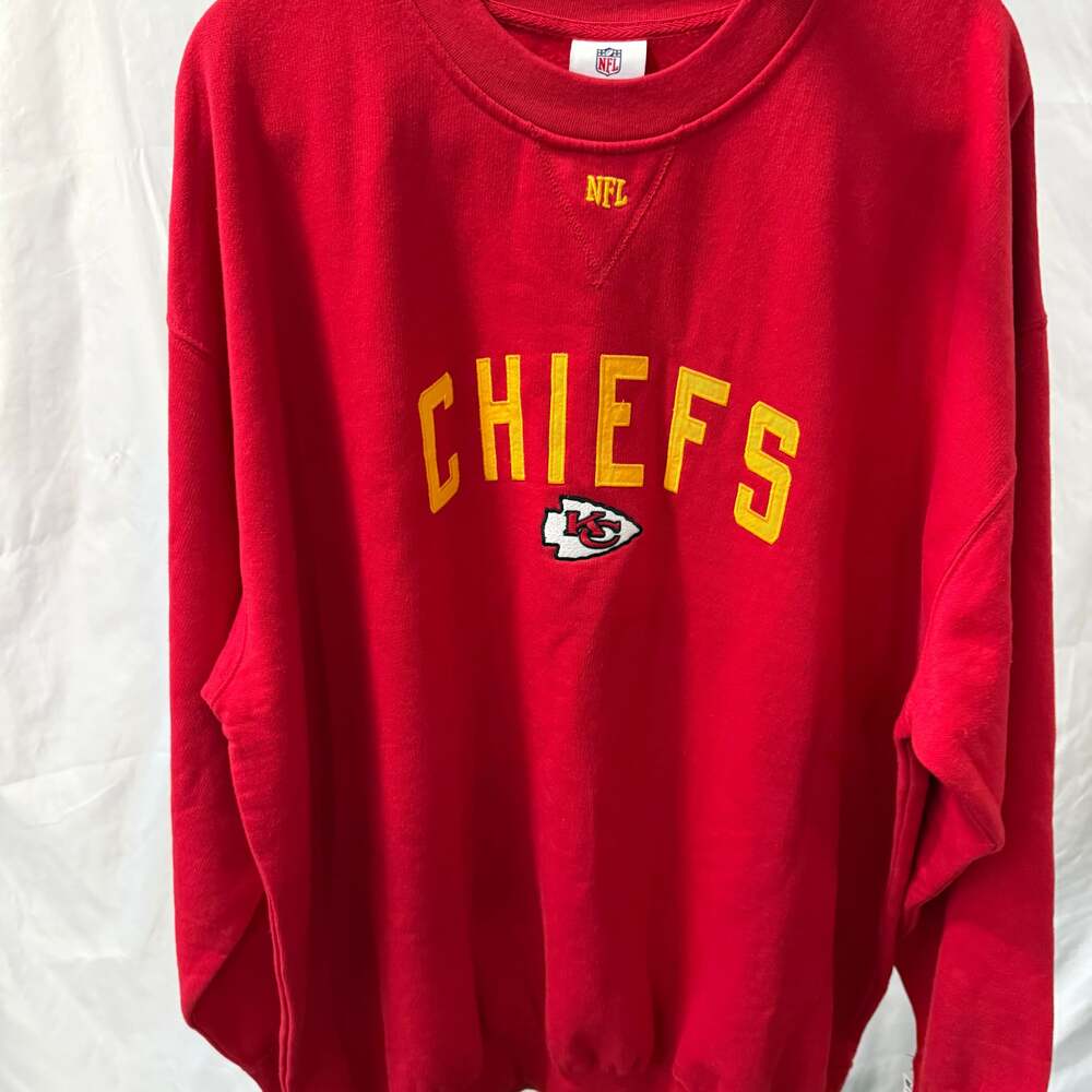 NWT Vintage 90s Russell Athletic Kansas City Chiefs NFL Football Sweatshirt